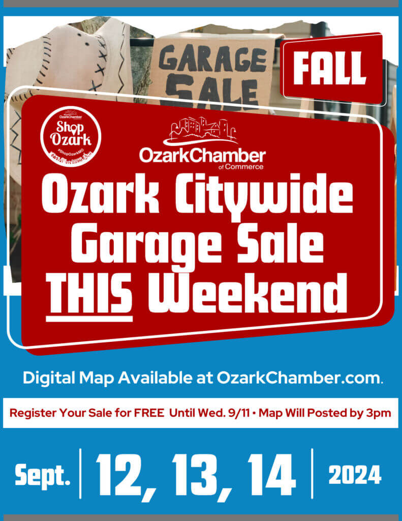 Citywide Garage Sale - Ozark Chamber of Commerce